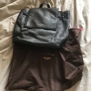 Kate spade leather backpack minimal use